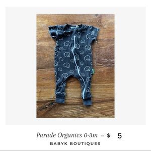 Parade Organics size 0-3m